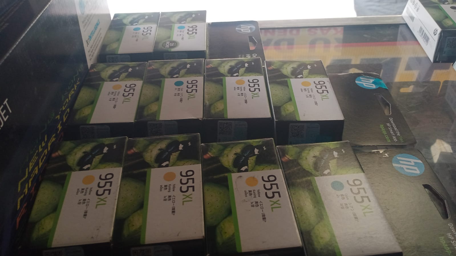Stok cartridge dan toner JUNA